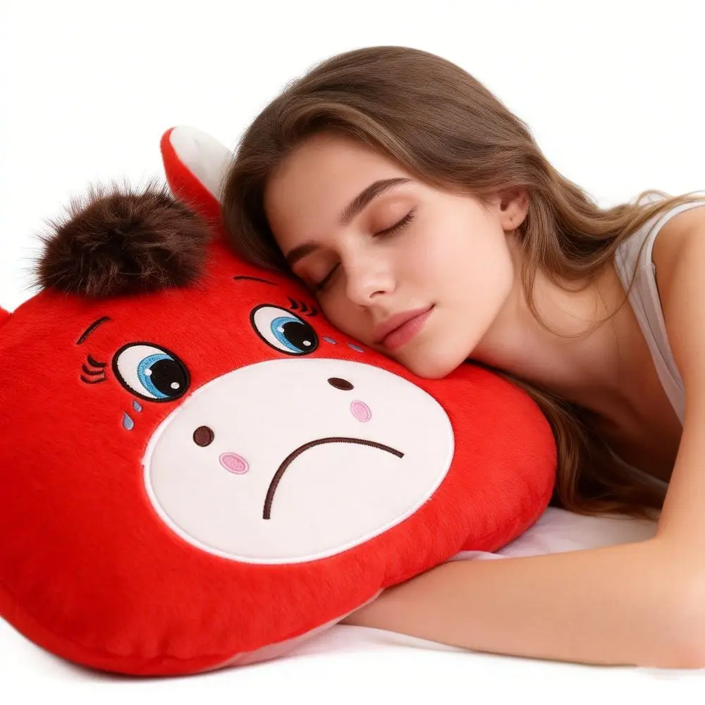 Fashion 35cm Horse Pillow Crying Horse Simulation Design Horse Soft Red Yellow Animal Gift
Fashion 35cm Horse Pillow Crying Horse Simulation Design Horse Soft Red Yellow Animal Gift