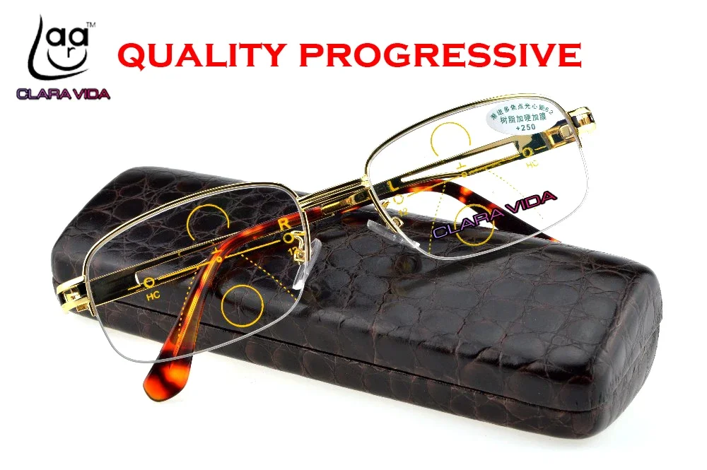 2019 New Clara Vida Progressive Multifocal Reading Glasses Mens See Near Far Ultra Light For Intelligence +1 +1.5 +2 +3 To +4
2019 New Clara Vida Progressive Multifocal Reading Glasses Mens See Near Far Ultra Light For Intelligence +1 +1.5 +2 +3 To +4