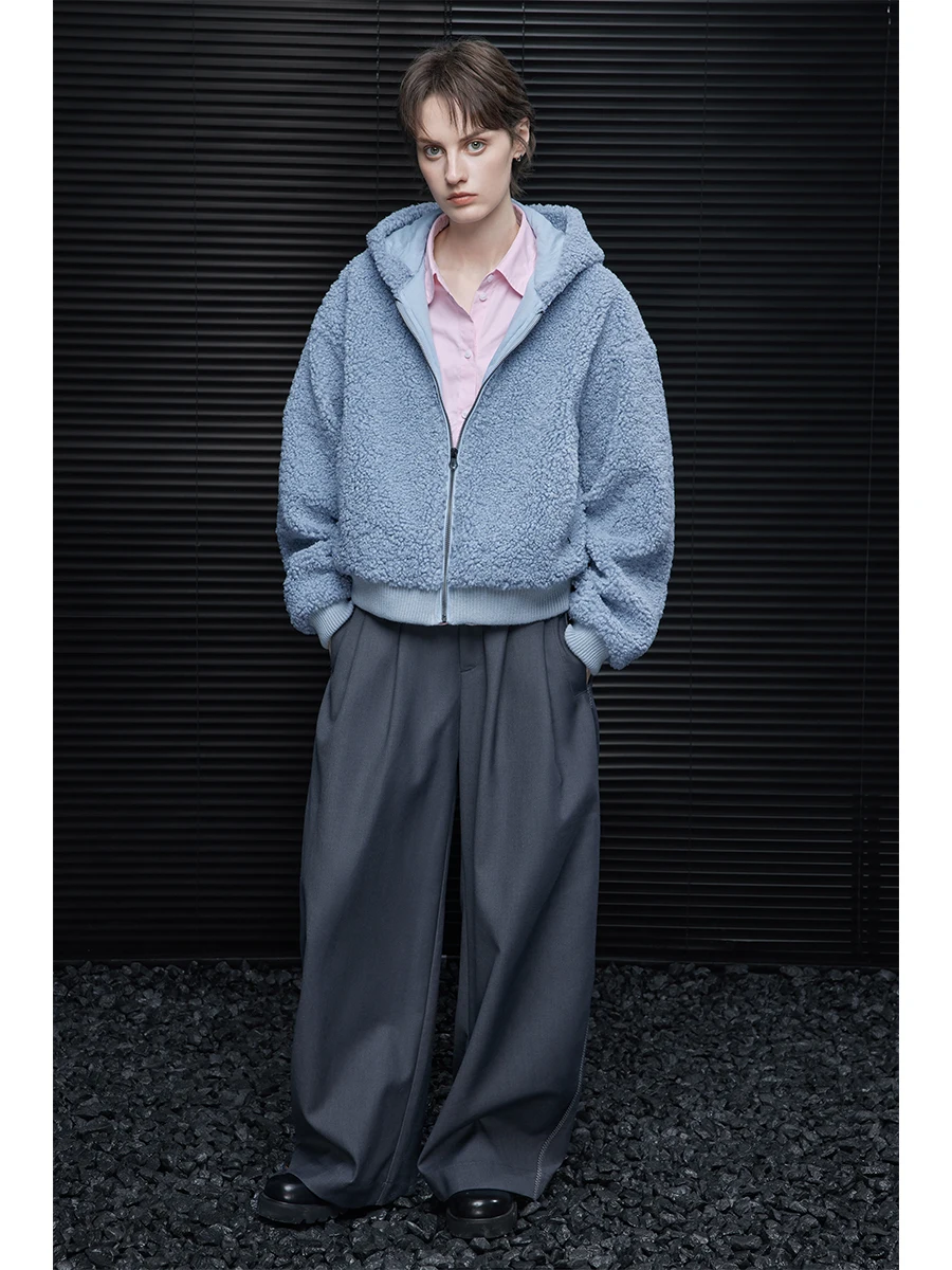 Blue ort Lamb Fur Jaet with Hood for Women Thiened Polyester Street Sle Unique Feeling Plu Material Autumn Winter N...
Blue ort Lamb Fur Jaet with Hood for Women Thiened Polyester Street Sle Unique Feeling Plu Material Autumn Winter N...