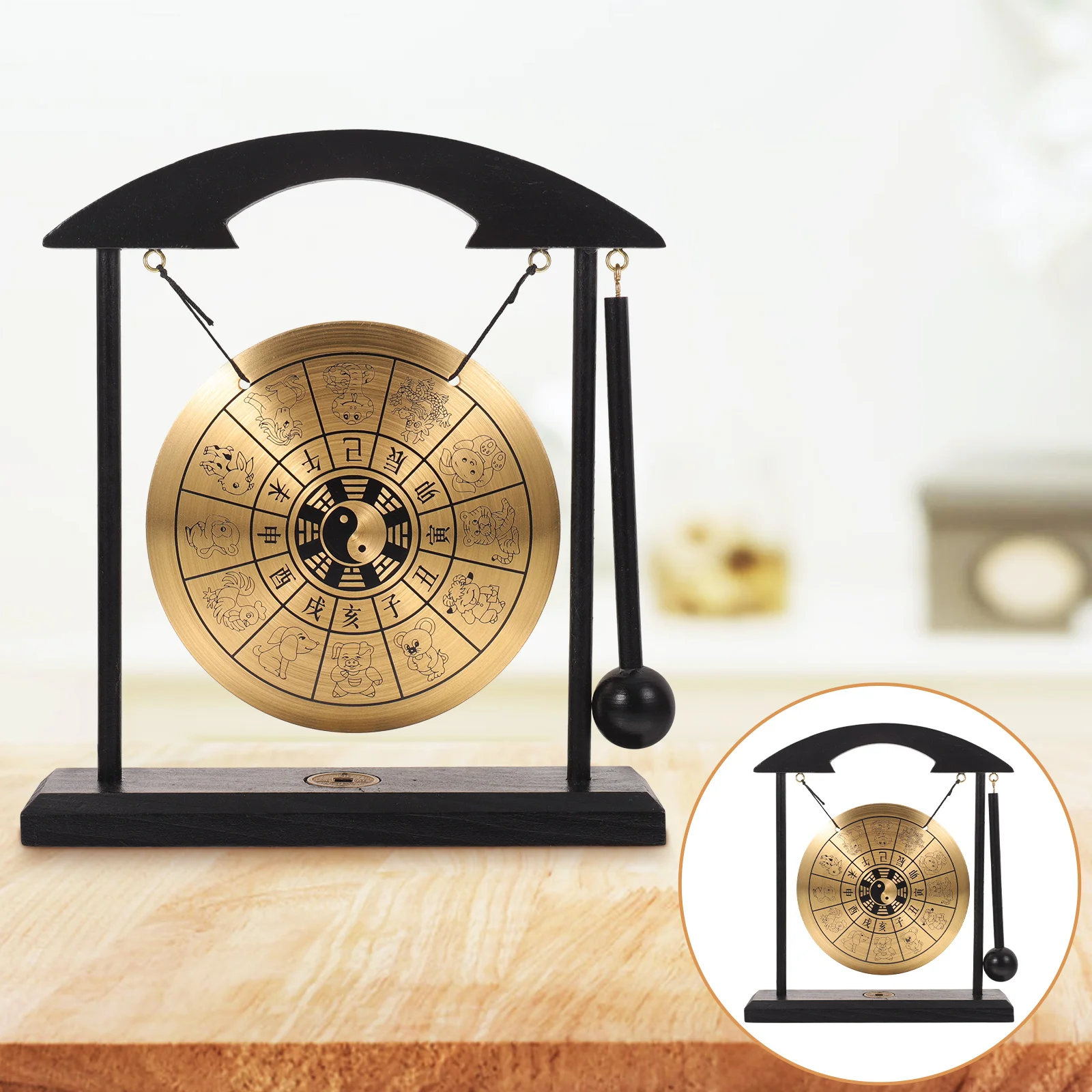 Desk Decoration Gong for Desktop Display Decorating Ornament Home Craft Chic Vintage Creative Alloy Table
Desk Decoration Gong for Desktop Display Decorating Ornament Home Craft Chic Vintage Creative Alloy Table