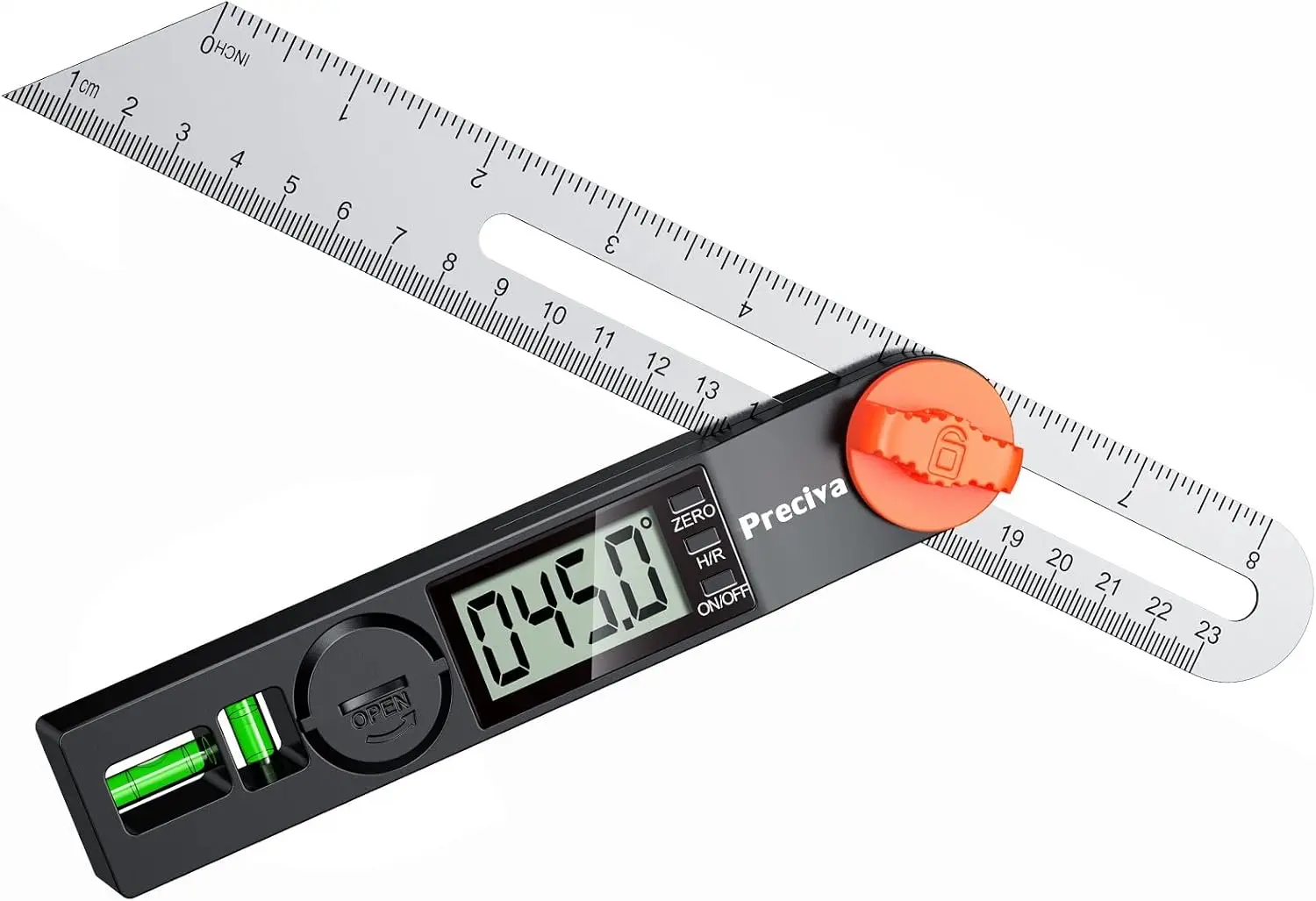 Digital Angle Finder Protractor 0-338° with T-Bevel Gauge, 8 inch LCD Display for Woodworking Metalworking Construction
Digital Angle Finder Protractor 0-338° with T-Bevel Gauge, 8 inch LCD Display for Woodworking Metalworking Construction