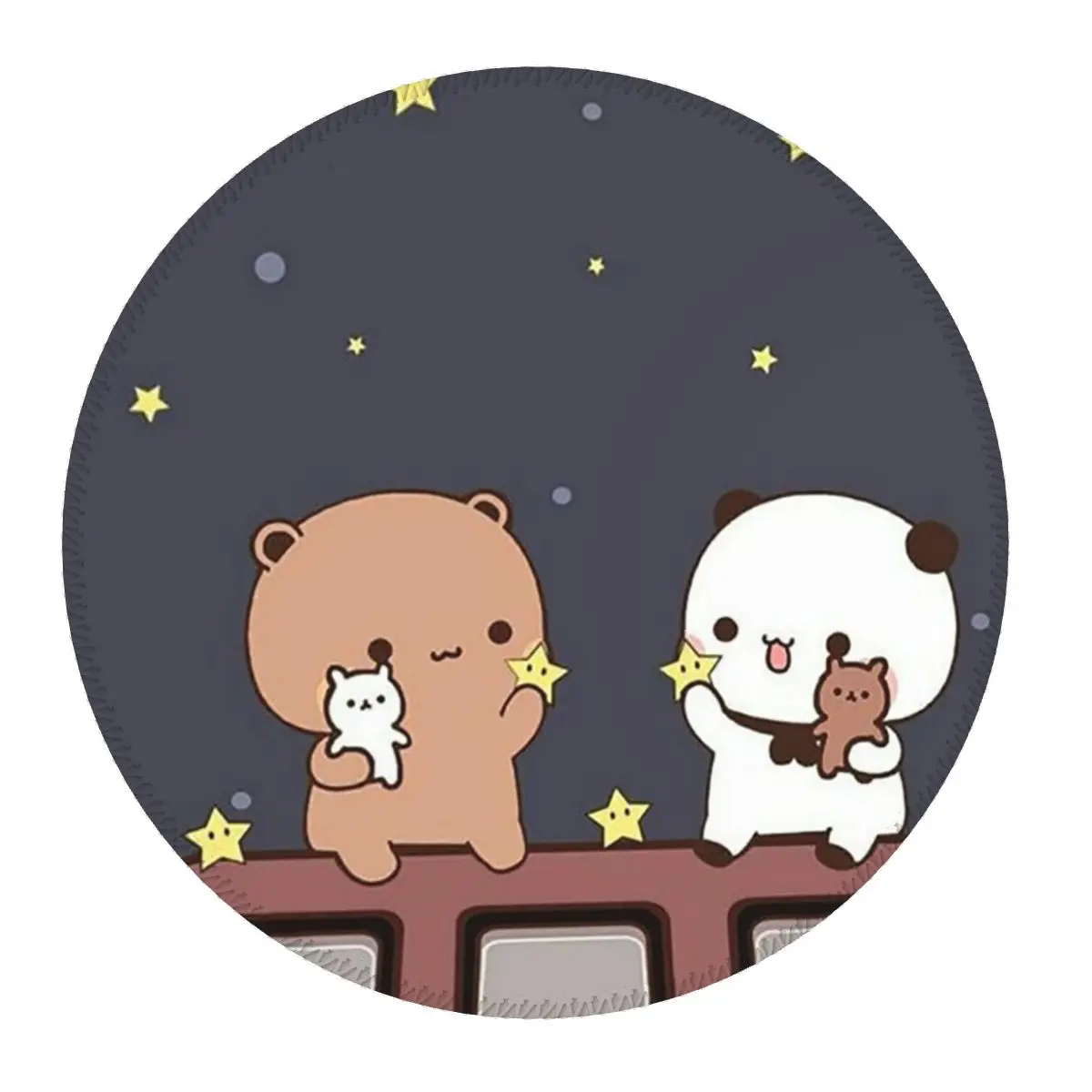 Peach And Goma Bubu Dudu Balloon Round Mouse Pad Computer Keyboard Mouse Mat Gaming PC Desk Mat Office Accessories Table Mats
Peach And Goma Bubu Dudu Balloon Round Mouse Pad Computer Keyboard Mouse Mat Gaming PC Desk Mat Office Accessories Table Mats