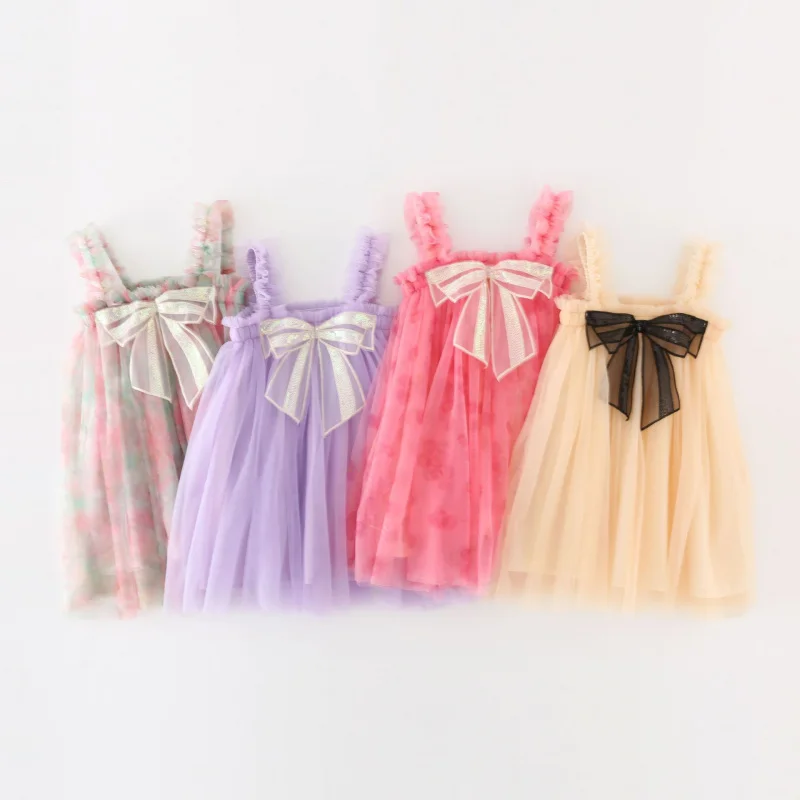 Cross-Border Children's Mesh Dress Strap Birthday Dress Puffy Dress 3D Sequin Bow Fairy Stylish Dress
Cross-Border Children's Mesh Dress Strap Birthday Dress Puffy Dress 3D Sequin Bow Fairy Stylish Dress