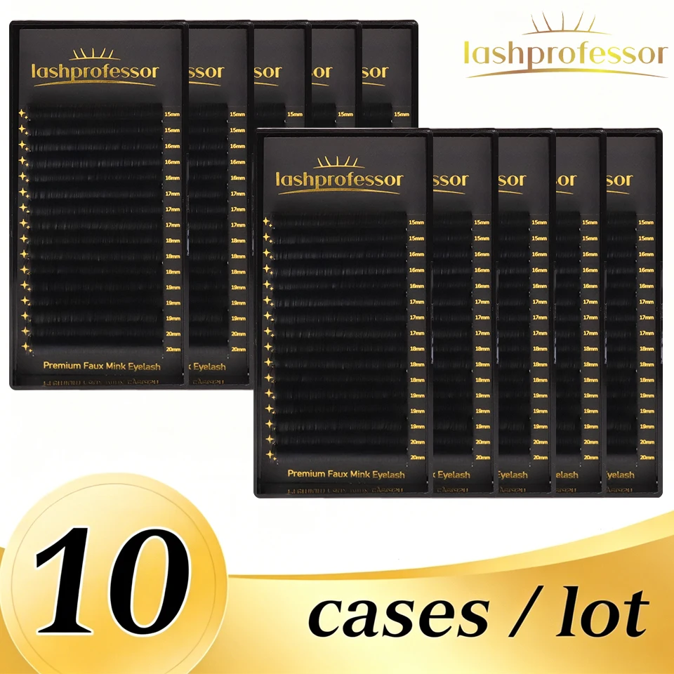 10 Cases/Lot All Size Classical Eyelashes Supplies Wholesale Natural Soft Matte Black Individual Faux Mink False Lashes Cilia
10 Cases/Lot All Size Classical Eyelashes Supplies Wholesale Natural Soft Matte Black Individual Faux Mink False Lashes Cilia