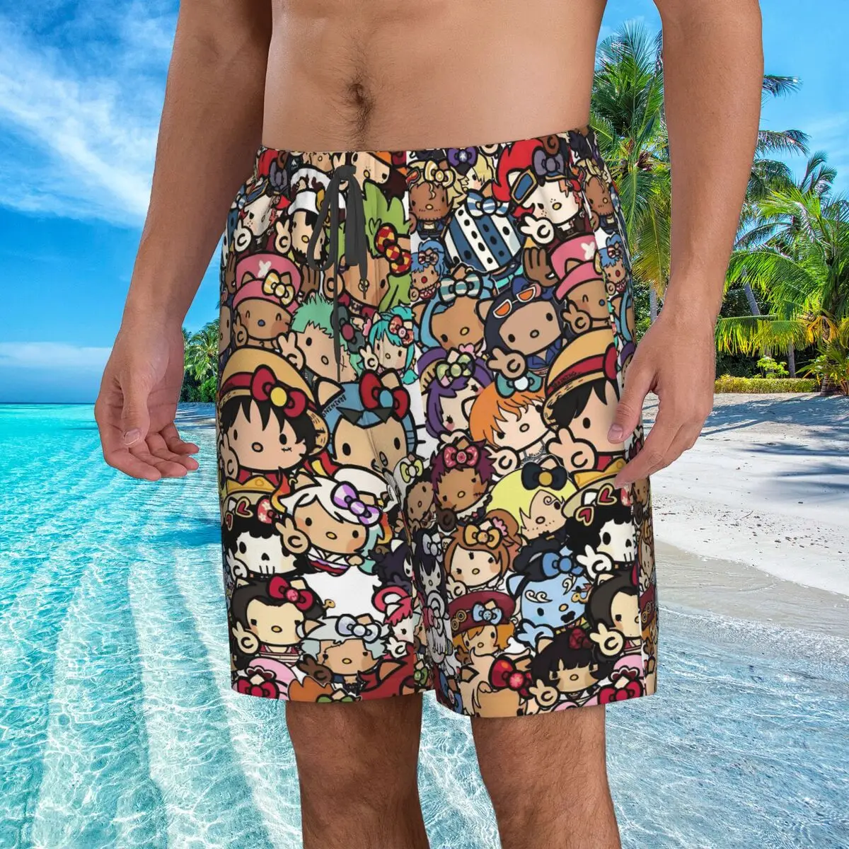 One Piece Hello Kitty 3D Beach Shorts Men Summer Kawaii Cute Swimwear Swimming Trunks Breathable Sports Vacation Board Shorts
One Piece Hello Kitty 3D Beach Shorts Men Summer Kawaii Cute Swimwear Swimming Trunks Breathable Sports Vacation Board Shorts