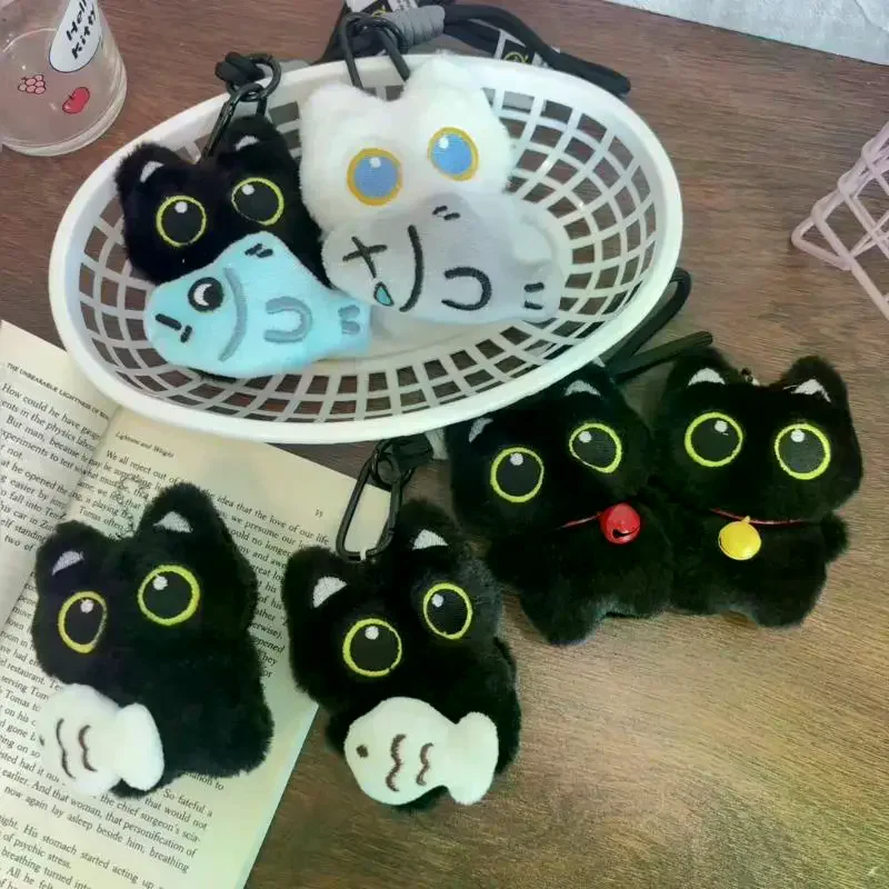Милый мультяшный плюшевый брелок с черным котом, сумка, подвеска, украшение, кавайная мягкая кукла, игрушка, автомобильный брелок, аксессуары, подарок для пар
Милый мультяшный плюшевый брелок с черным котом, сумка, подвеска, украшение, кавайная мягкая кукла, игрушка, автомобильный брелок, аксессуары, подарок для пар