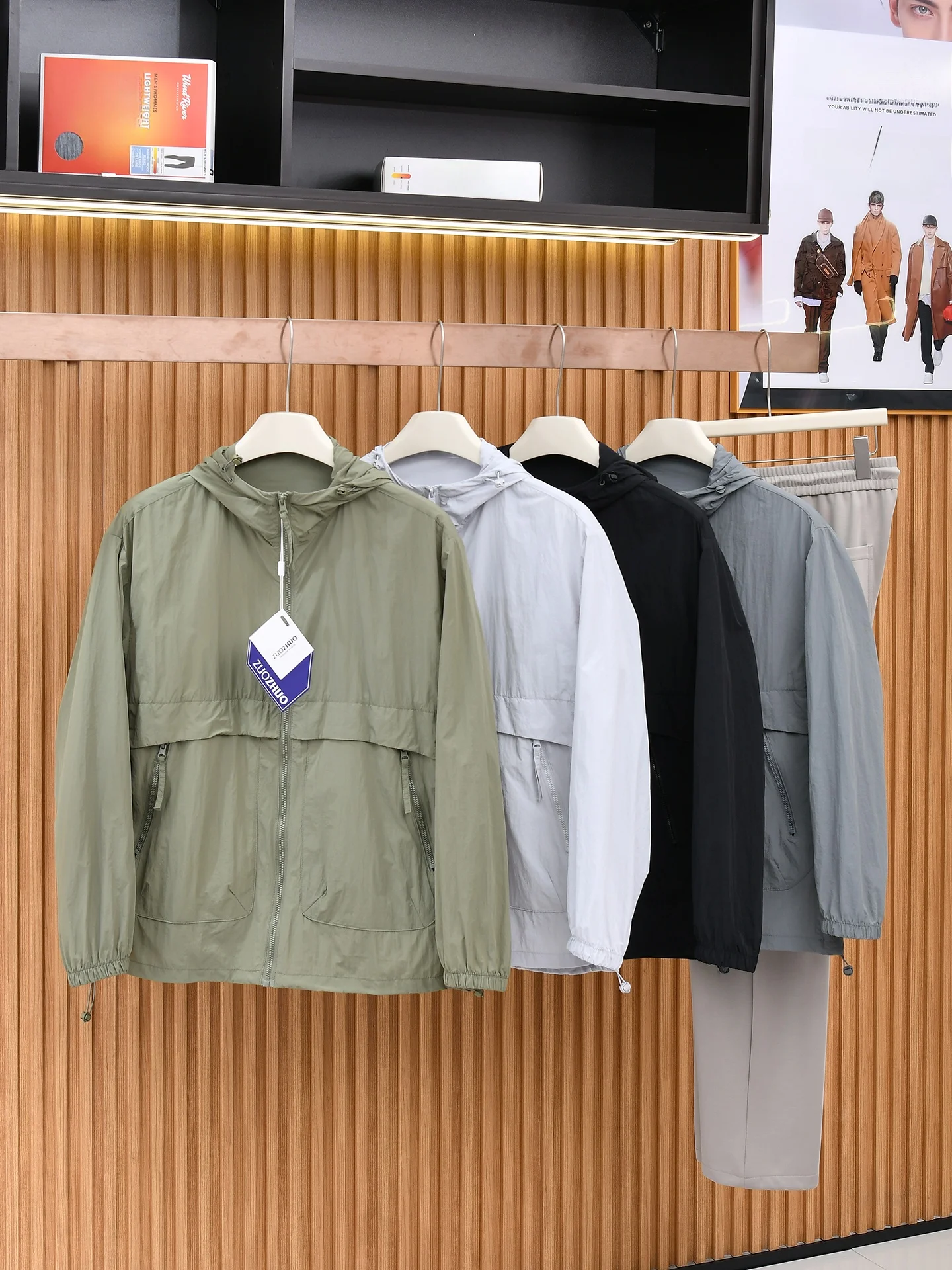 Outdoor Men's Summer Sporty Breathable Hooded UV Protection Jacket Water Resistant Standard Fit Nylon Casual Style Zipper Clo...
Outdoor Men's Summer Sporty Breathable Hooded UV Protection Jacket Water Resistant Standard Fit Nylon Casual Style Zipper Clo...