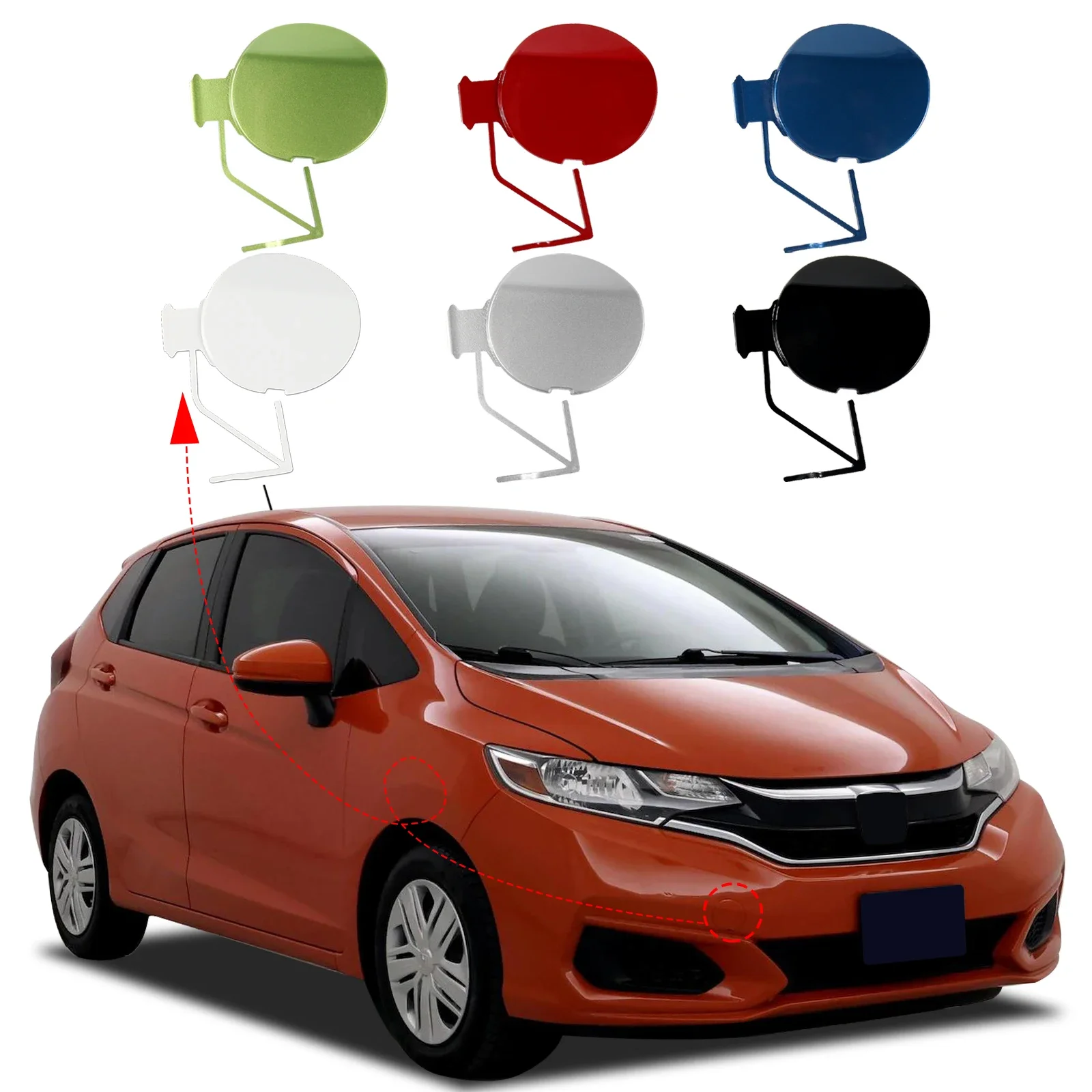 Front Bumper Tow Hook Cover Cap Eye For Honda Fit 2018 2019 71104-T5H-H500 Towing Eye Cap
Front Bumper Tow Hook Cover Cap Eye For Honda Fit 2018 2019 71104-T5H-H500 Towing Eye Cap