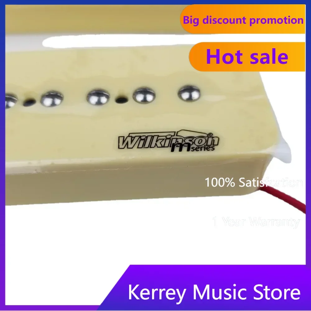 New 1Set Wilkinson 2 Pcs Cream P90 Soap bar Single Coil Neck and Bridge Electric Guitar Humbucker Pickups
New 1Set Wilkinson 2 Pcs Cream P90 Soap bar Single Coil Neck and Bridge Electric Guitar Humbucker Pickups