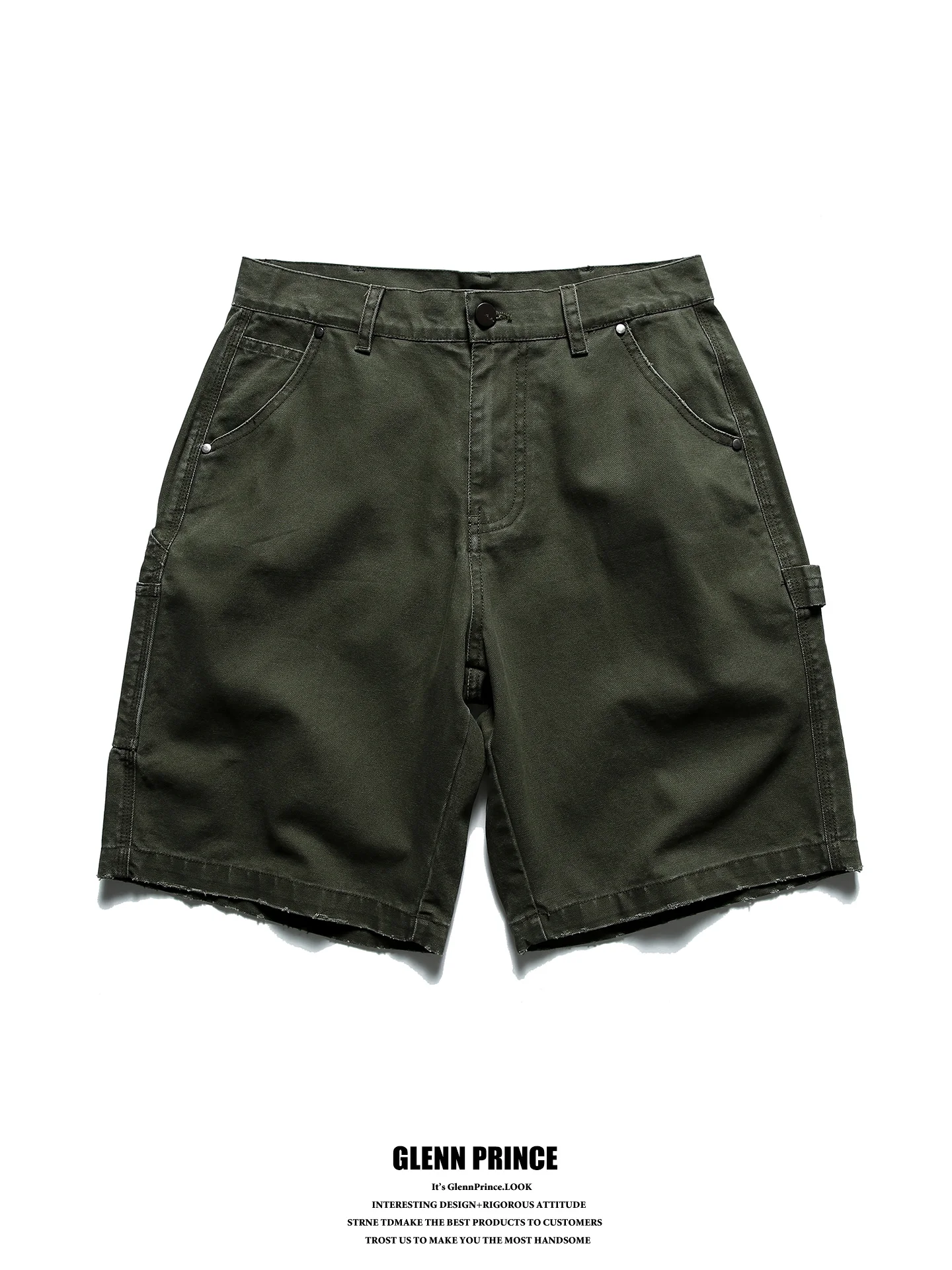 GPstudio American Casual Brand Men's Summer Loose Straight Leg Five-Quarter Shorts Washed out Workwear Style Fashionable
GPstudio American Casual Brand Men's Summer Loose Straight Leg Five-Quarter Shorts Washed out Workwear Style Fashionable