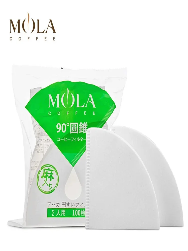 Japanese Sanyo MOLA hand brewed coffee filter papers, conical drip, hemp fibre, 100 pieces
Japanese Sanyo MOLA hand brewed coffee filter papers, conical drip, hemp fibre, 100 pieces