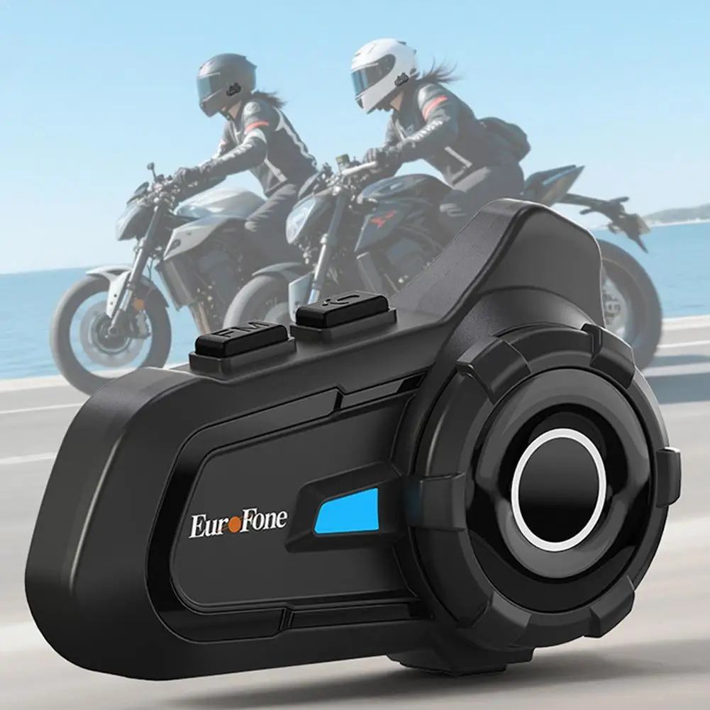 Motorcycle Helmet Intercom Headset waterproof Bluetooth Headset Intercom Noice Reduction Wireless Interphone For 6 Riders 1500M
Motorcycle Helmet Intercom Headset waterproof Bluetooth Headset Intercom Noice Reduction Wireless Interphone For 6 Riders 1500M