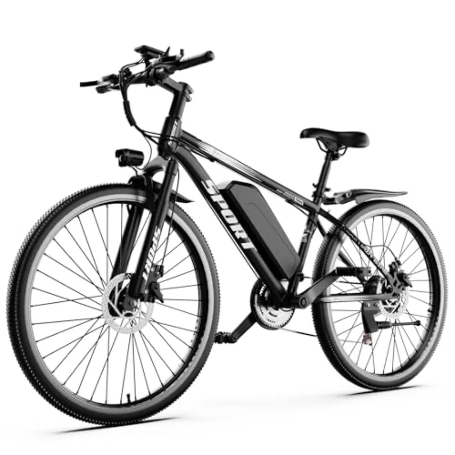 Electric bike for adult commuting: aluminum frame matte black 1500W peak power 25 MPH speed 65-mile range 7-speed drivetrain re
Electric bike for adult commuting: aluminum frame matte black 1500W peak power 25 MPH speed 65-mile range 7-speed drivetrain re
