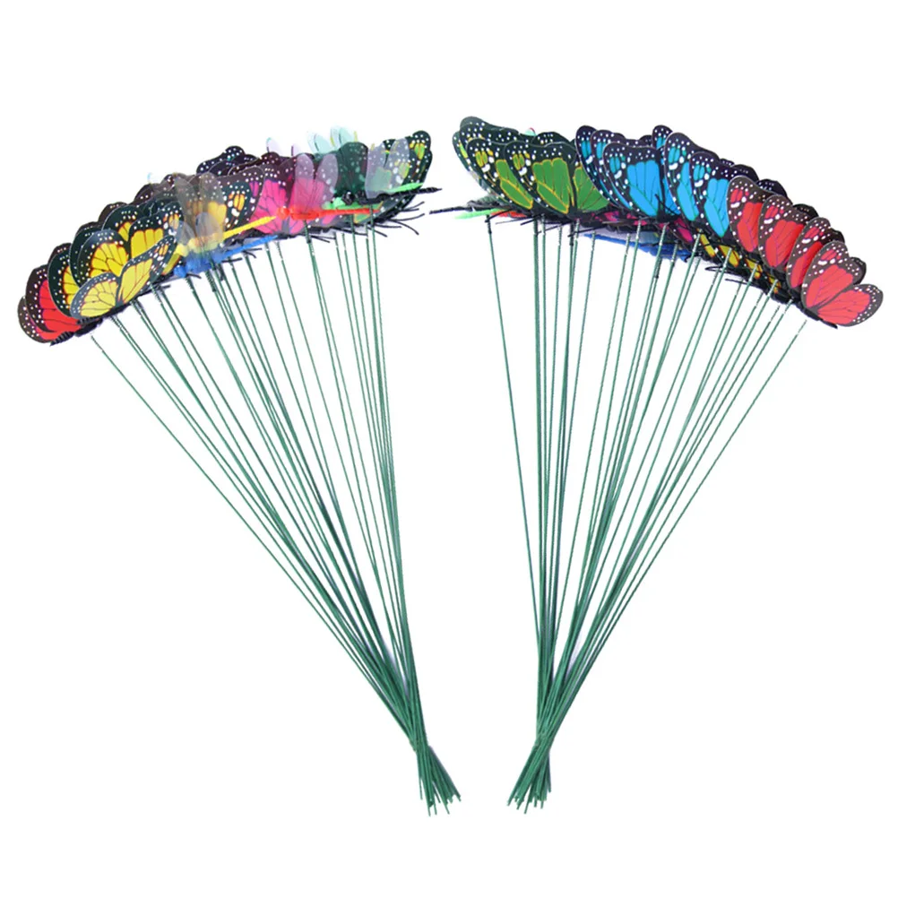 24Pcs Simulation Butterfly Dragonfly Stakes Spring Mount Colorful Artificial Garden Patio Plant Lawn Decorations Outdoor Indoor
24Pcs Simulation Butterfly Dragonfly Stakes Spring Mount Colorful Artificial Garden Patio Plant Lawn Decorations Outdoor Indoor