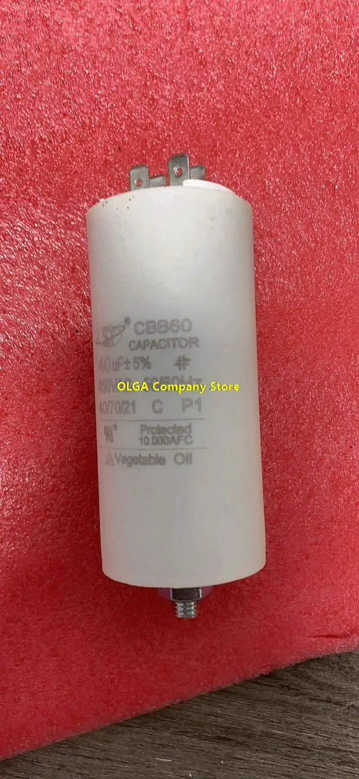 CBB60 washing machine motor capacitor 4uf / 5 / 6 / 8 / 10 / 16 / 20 / 25 / 35 / 100uF
CBB60 washing machine motor capacitor 4uf / 5 / 6 / 8 / 10 / 16 / 20 / 25 / 35 / 100uF