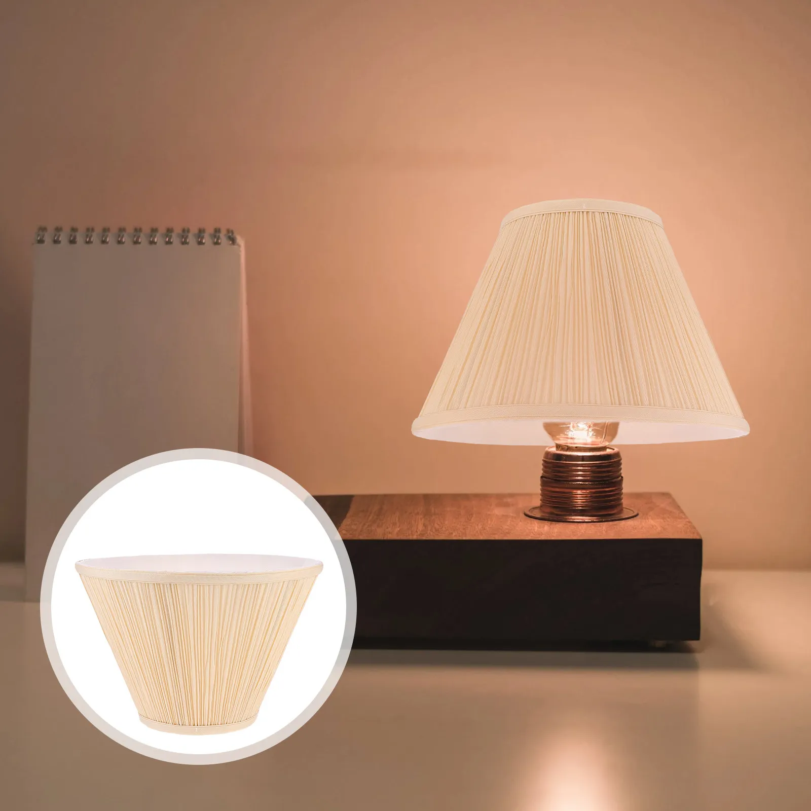 Pleated Cloth Lamp Shade for Bedroom Living Room Ceiling Wall Lamp Dust Protection Warm Romantic Ambient Lighting Decorative
Pleated Cloth Lamp Shade for Bedroom Living Room Ceiling Wall Lamp Dust Protection Warm Romantic Ambient Lighting Decorative