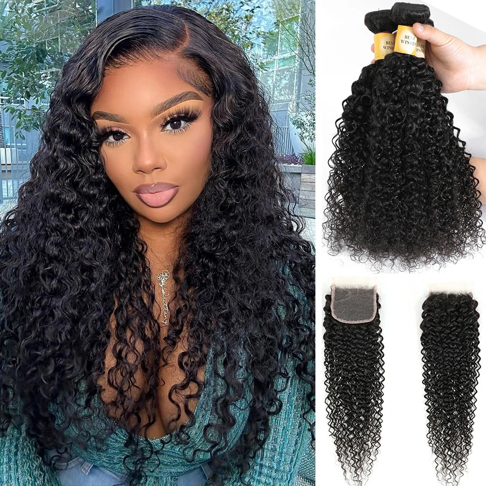 32 Inch Kinky Curly Bundles And Closure Human Hair 4X4 Transparent Lace 1/3/4 Burmese Curly Hair Bundles Deep Curly Hair Bundles
32 Inch Kinky Curly Bundles And Closure Human Hair 4X4 Transparent Lace 1/3/4 Burmese Curly Hair Bundles Deep Curly Hair Bundles