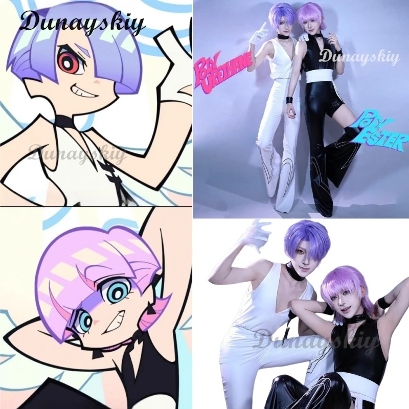 Anime Panty Stocking Polyester Cosplay Costume Wig Polyurethane Cosplay Costume PU Black White Suits For Halloween Party Props
Anime Panty Stocking Polyester Cosplay Costume Wig Polyurethane Cosplay Costume PU Black White Suits For Halloween Party Props