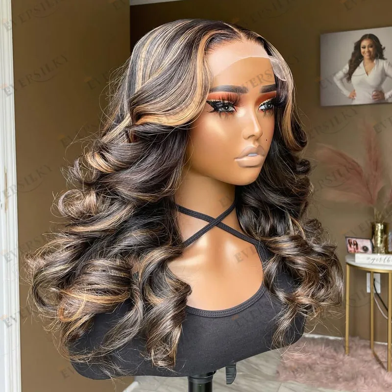 Highlight Bayalage Brown Human Hair Long 26Inch Loose Wave Natural Hairline 13x4 Lace Front Wigs Pre Plucked 360 Lace Wigs Remy
Highlight Bayalage Brown Human Hair Long 26Inch Loose Wave Natural Hairline 13x4 Lace Front Wigs Pre Plucked 360 Lace Wigs Remy