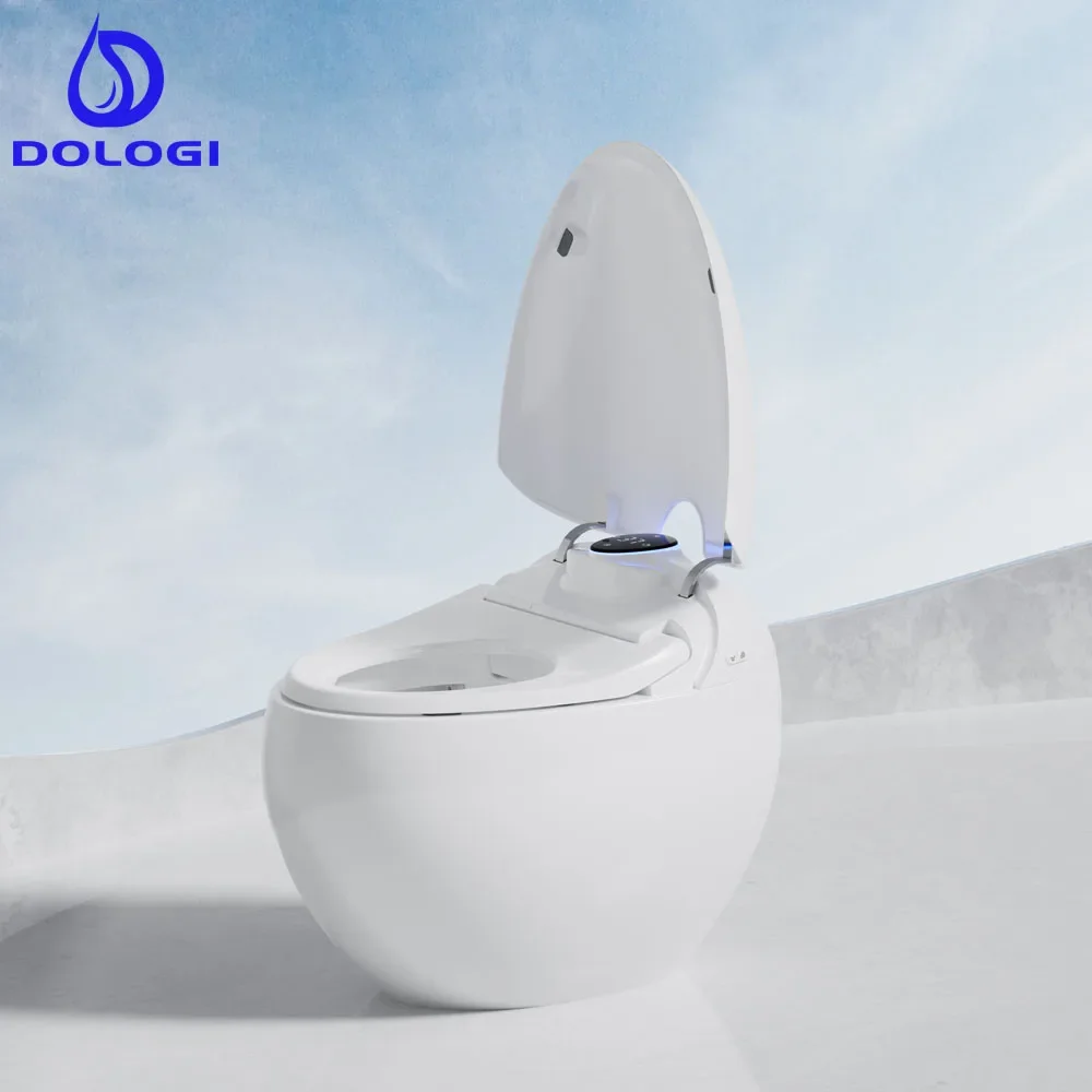 DOLOGI Compact Smart Toilet with P Trap Intelligent Lid for Urban Living Smart Toilet
DOLOGI Compact Smart Toilet with P Trap Intelligent Lid for Urban Living Smart Toilet