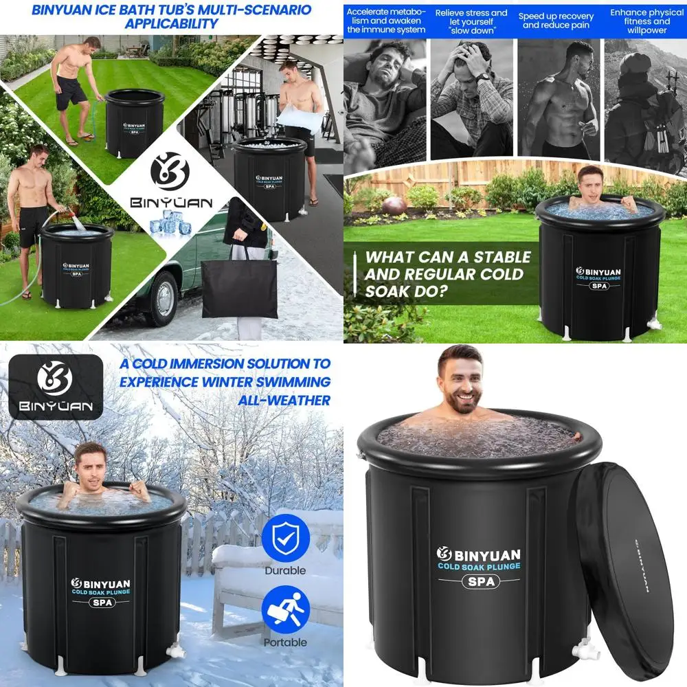Портативная ванна для холодной терапии объемом 99 галлонов для спортсменов - идеально подходит для восстановления и ледяной терапии в садах и спортзалах
Портативная ванна для холодной терапии объемом 99 галлонов для спортсменов - идеально подходит для восстановления и ледяной терапии в садах и спортзалах