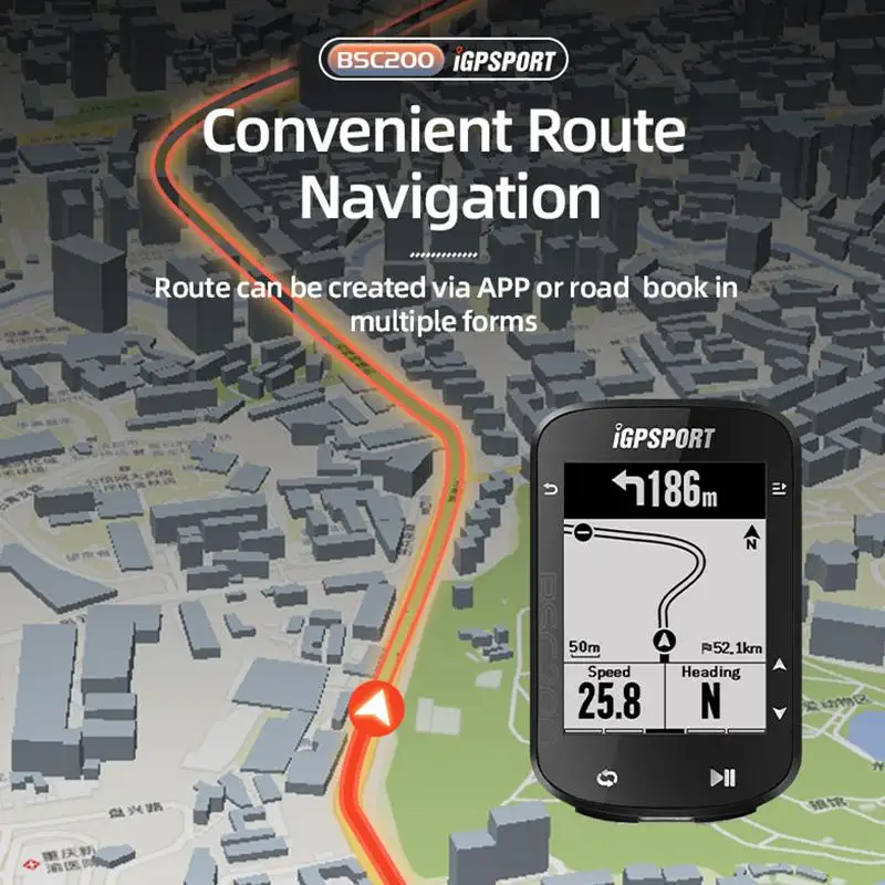 IGPSPORT BSC200 GPS Cycle bike Computer Wireless Speedometer Bicycle Digital ANT+ Route Navigation Stopwatch Cycling Odometer
IGPSPORT BSC200 GPS Cycle bike Computer Wireless Speedometer Bicycle Digital ANT+ Route Navigation Stopwatch Cycling Odometer