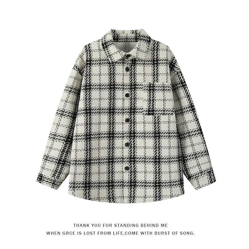 Men's Check Jacket 2025 Spring Autumn New Fashion Color-block Loose Large Size Outdoor Camping Lapel Coat Men's Trend Jacket
Men's Check Jacket 2025 Spring Autumn New Fashion Color-block Loose Large Size Outdoor Camping Lapel Coat Men's Trend Jacket