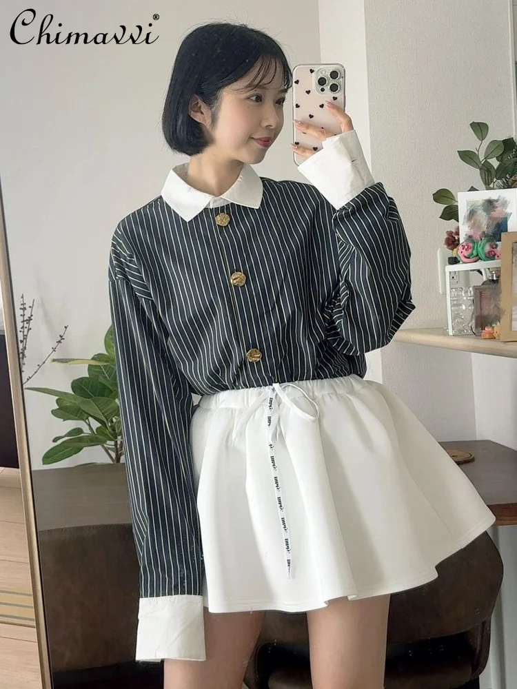 Japanese New Sweet Cool Girl High-waisted Drawstring Puffy Short Skirt Women 2025 Summer Temperament Kawaii Short Skirts
Japanese New Sweet Cool Girl High-waisted Drawstring Puffy Short Skirt Women 2025 Summer Temperament Kawaii Short Skirts