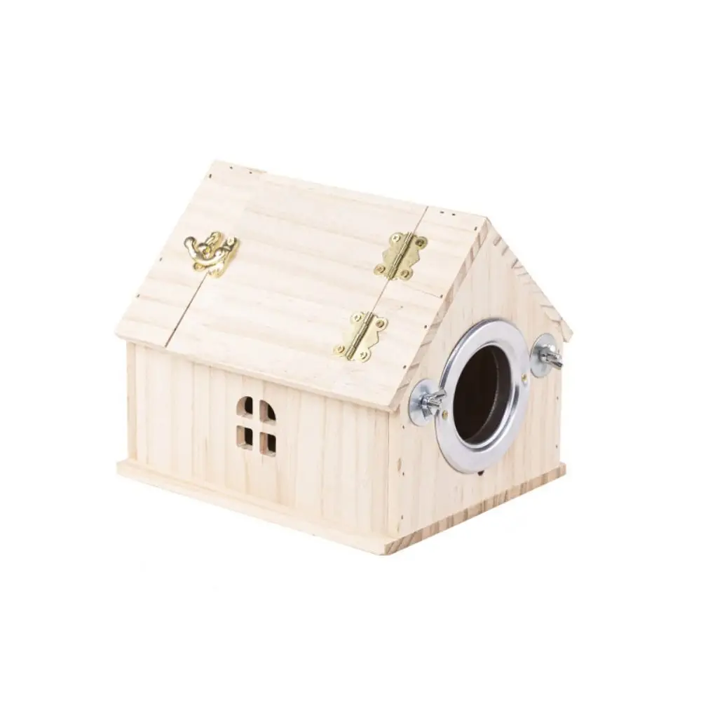 Bird Mating Box Large Space Wood Bird House Rainproof Hanging Bird Nesting Box Sun Protection Birds Breeding Box For Bird Cage
Bird Mating Box Large Space Wood Bird House Rainproof Hanging Bird Nesting Box Sun Protection Birds Breeding Box For Bird Cage