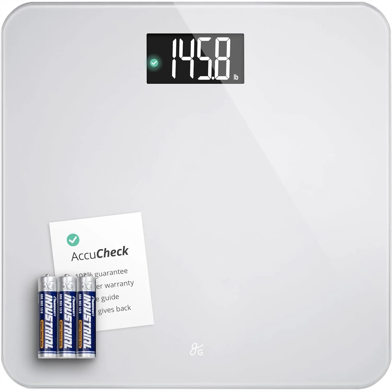 Digital Bathroom Scale with High-Precision Sensors, Large Backlit Display, 400 lb Capacity, Auto Step-On
Digital Bathroom Scale with High-Precision Sensors, Large Backlit Display, 400 lb Capacity, Auto Step-On