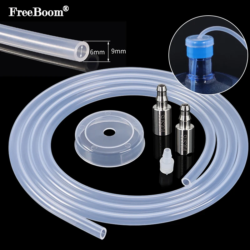 Силиконовая трубка пищевого класса ID 6 мм x OD 9 мм с пылезащитным колпачком, универсальный всасывающий шланг, универсальный впускной патрубок для диспенсеров воды и напитков
Силиконовая трубка пищевого класса ID 6 мм x OD 9 мм с пылезащитным колпачком, универсальный всасывающий шланг, универсальный впускной патрубок для диспенсеров воды и напитков