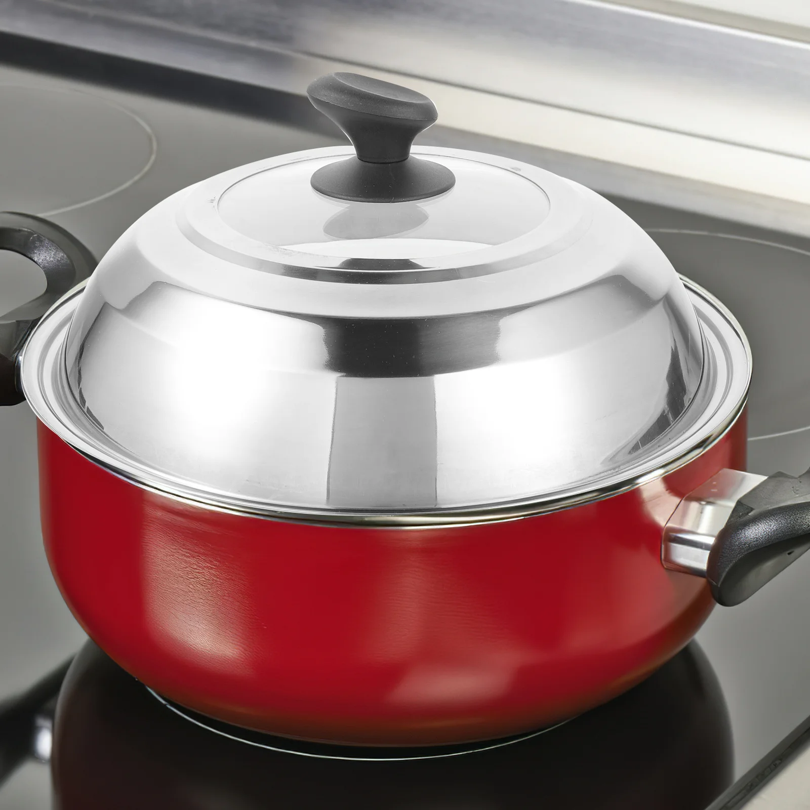 Metal Pot Lid Stainless Steel Pan Cover Anti-Burn Handle Knob Universal Lid for Cooking Pot Wok Steamer Kitchen Supplies
Metal Pot Lid Stainless Steel Pan Cover Anti-Burn Handle Knob Universal Lid for Cooking Pot Wok Steamer Kitchen Supplies