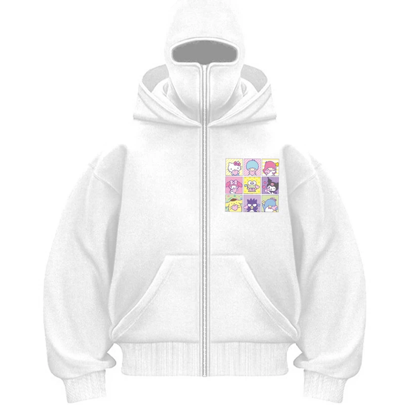 American Style Sanrio Hello Kitty Winter Double Hat Sweater Jacket Zipper Anime 3D Print Sweatshirt Sweater Y2K Top
American Style Sanrio Hello Kitty Winter Double Hat Sweater Jacket Zipper Anime 3D Print Sweatshirt Sweater Y2K Top