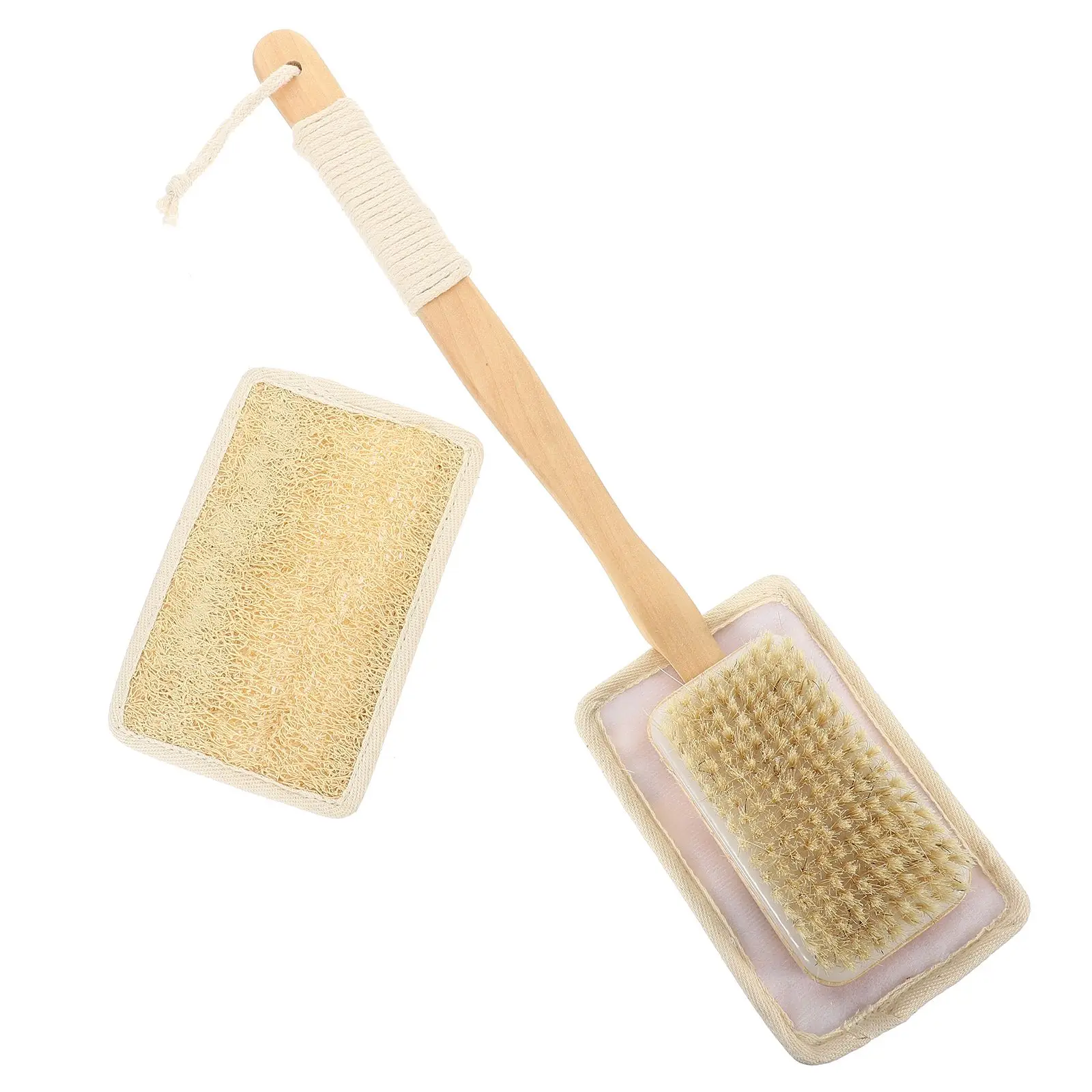 Loofah Long Handle Bath Brush Towel Back for Shower Body Scrub with Washcloth Scrubber
Loofah Long Handle Bath Brush Towel Back for Shower Body Scrub with Washcloth Scrubber
