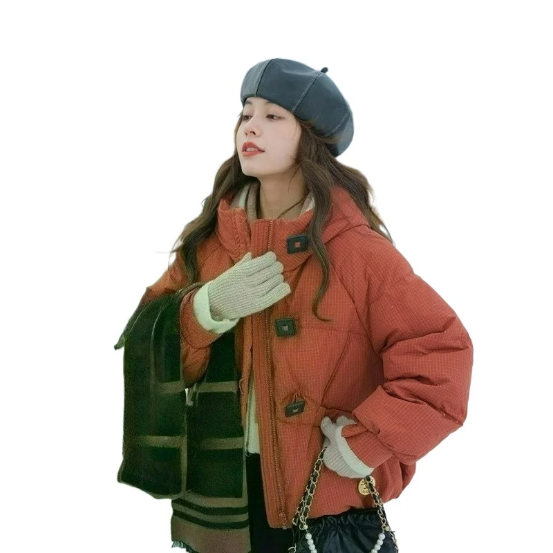 Fashion Warm Loose Short Cotton Clothes Down Cotton Clothes Hooded Winter New Comfortable Korean Version Thickened Bread Jacket
Fashion Warm Loose Short Cotton Clothes Down Cotton Clothes Hooded Winter New Comfortable Korean Version Thickened Bread Jacket