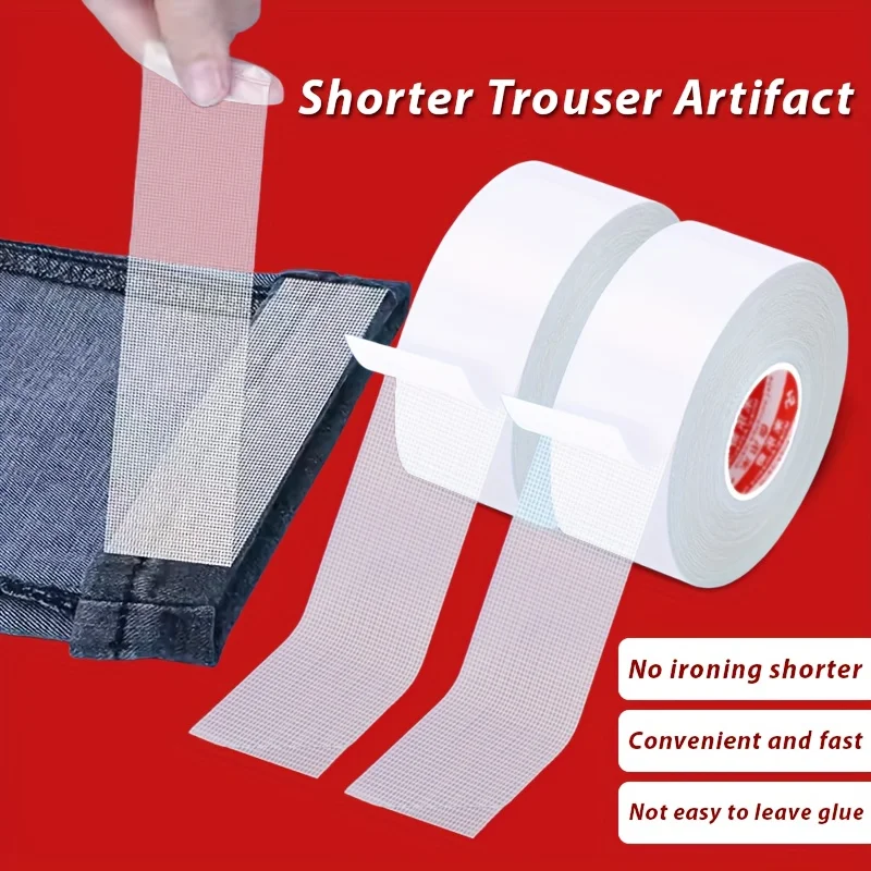 2 Rolls High-adhesive Fabric Tape, No Sewing & No Ironing Pant Hem Tape, Shorten Jeans Hem Easily, Residue-free Garment Repair Tape
2 Rolls High-adhesive Fabric Tape, No Sewing & No Ironing Pant Hem Tape, Shorten Jeans Hem Easily, Residue-free Garment Repair Tape