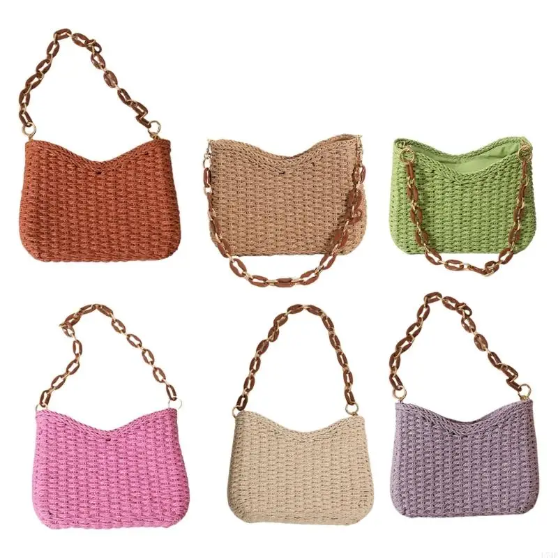 L74F Stylish Mini Handbag for Women and Girls Hand Woven Shoulder Bag Beach Vacation Underarm Bags Casual Travel Handbag
L74F Stylish Mini Handbag for Women and Girls Hand Woven Shoulder Bag Beach Vacation Underarm Bags Casual Travel Handbag