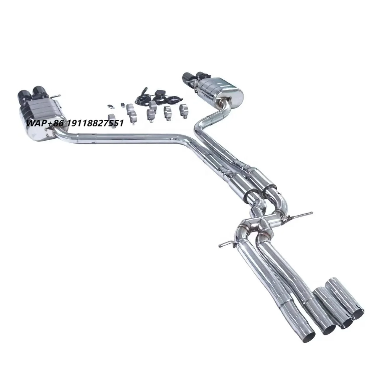 EXR Tuning Valvetronic Catback Mirror Polished 1.5mm Thick Stainless Steel Exhaust Front Pipe 2-Inlet 3-Year Warranty S4
EXR Tuning Valvetronic Catback Mirror Polished 1.5mm Thick Stainless Steel Exhaust Front Pipe 2-Inlet 3-Year Warranty S4
