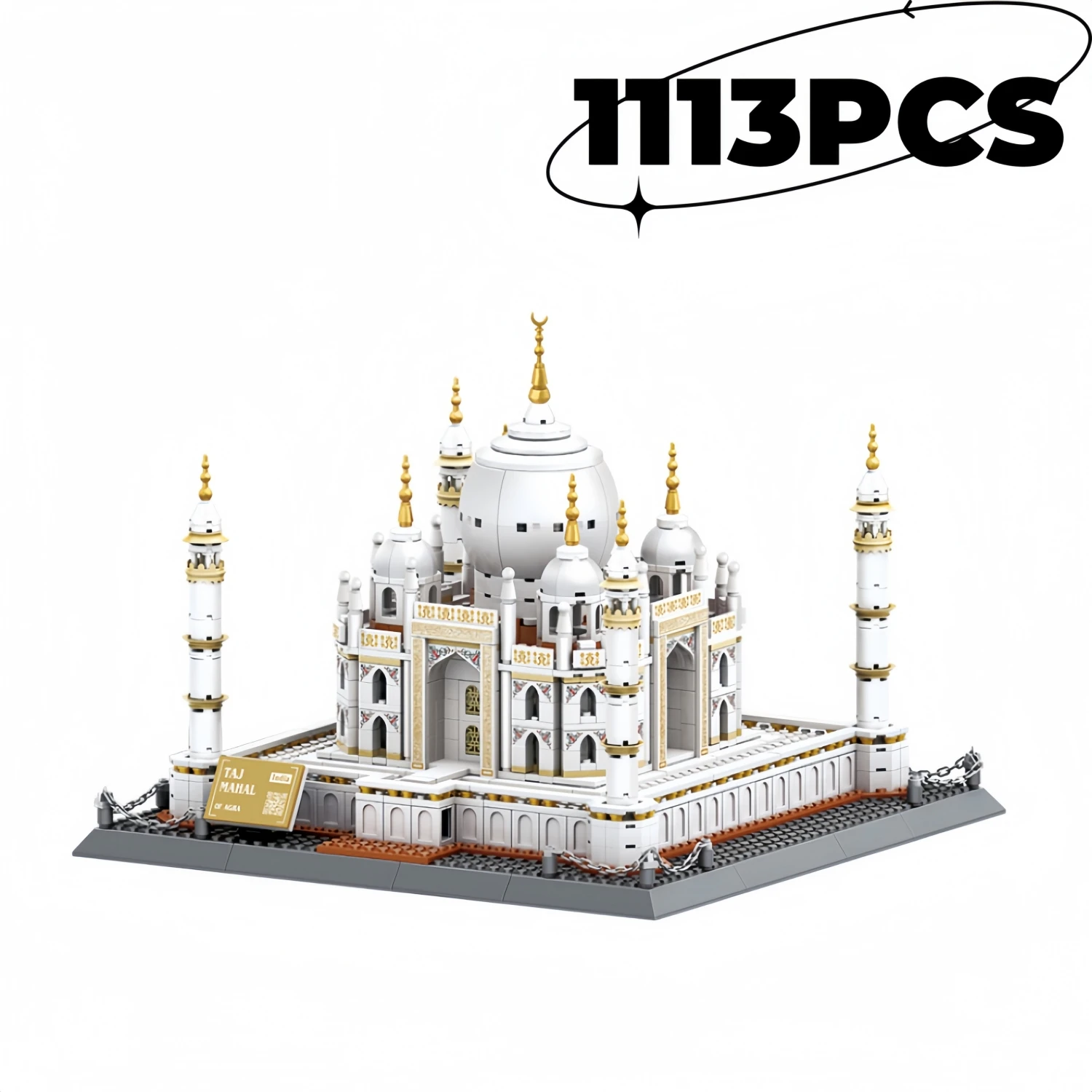 1113PCS Creative MOC Build Blocks Set World Great Architecture Large Taj Mahal Model Kit Bricks Kids and Adults Christmas Gift
1113PCS Creative MOC Build Blocks Set World Great Architecture Large Taj Mahal Model Kit Bricks Kids and Adults Christmas Gift