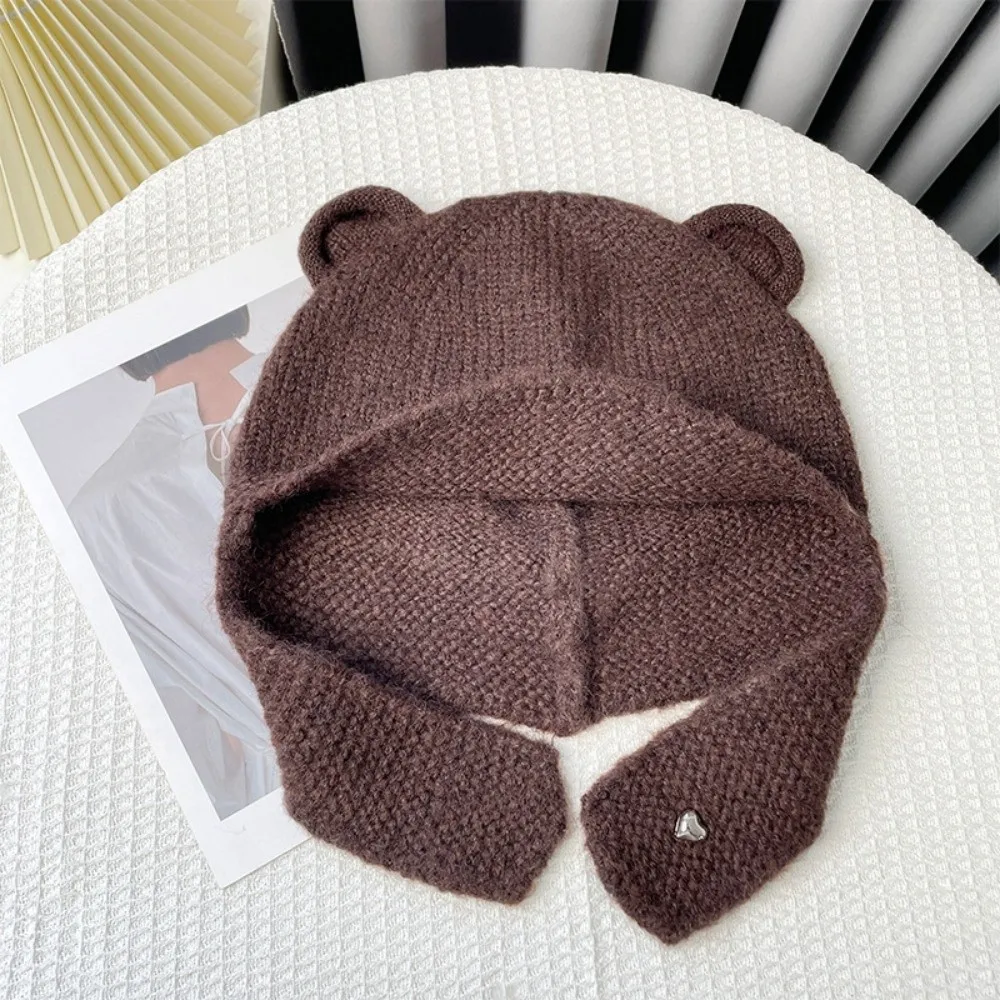 Fashion Cute Bear Ear Knitted Cap Y2k Sweet Warm Beanie Hats Soft Winter Autumn Ear Protection Cap Girls
Fashion Cute Bear Ear Knitted Cap Y2k Sweet Warm Beanie Hats Soft Winter Autumn Ear Protection Cap Girls