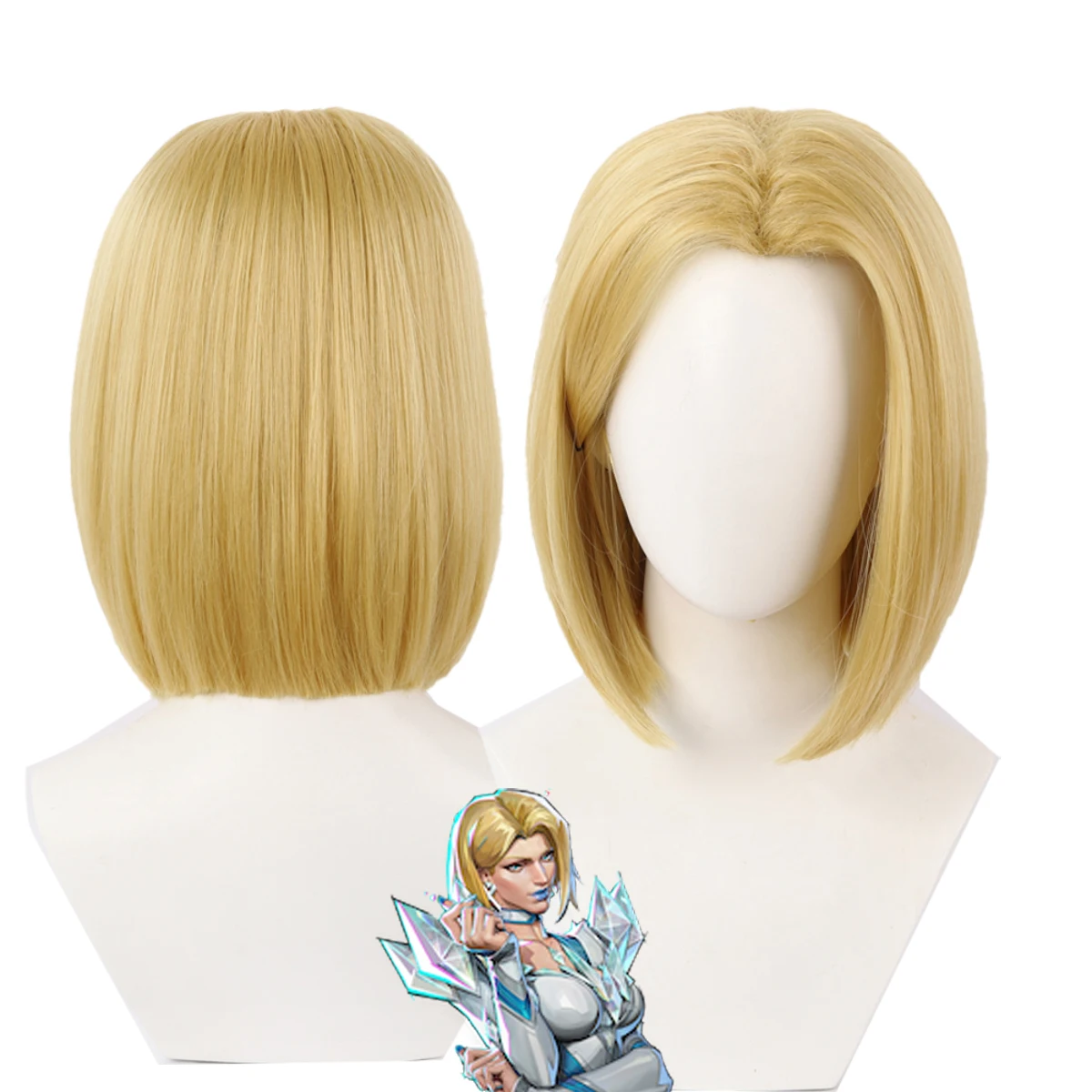 Halloween Carnival Party Game Rival Fantasy Susan Storm White Queen Emma Grace Frost Cosplay Short Blonde Hair Wig For Women
Halloween Carnival Party Game Rival Fantasy Susan Storm White Queen Emma Grace Frost Cosplay Short Blonde Hair Wig For Women