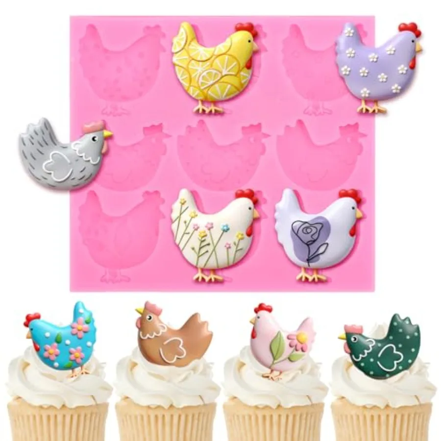 Fondant Molds Farmhouse Animal Silicone Baking Mould for Handmade DIY Candy Chocolate Cookie Party Decor Supplies
Fondant Molds Farmhouse Animal Silicone Baking Mould for Handmade DIY Candy Chocolate Cookie Party Decor Supplies