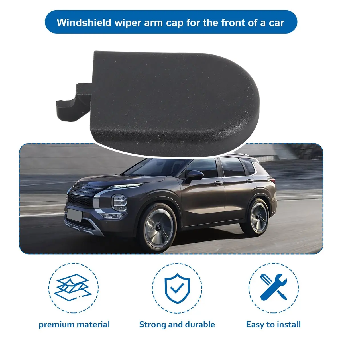 #46H Automotive Parts & Accessories,Windscreen Wiper Arm Cover Cap for Mitsubishi Outlander 2017 2018 (black)
#46H Automotive Parts & Accessories,Windscreen Wiper Arm Cover Cap for Mitsubishi Outlander 2017 2018 (black)