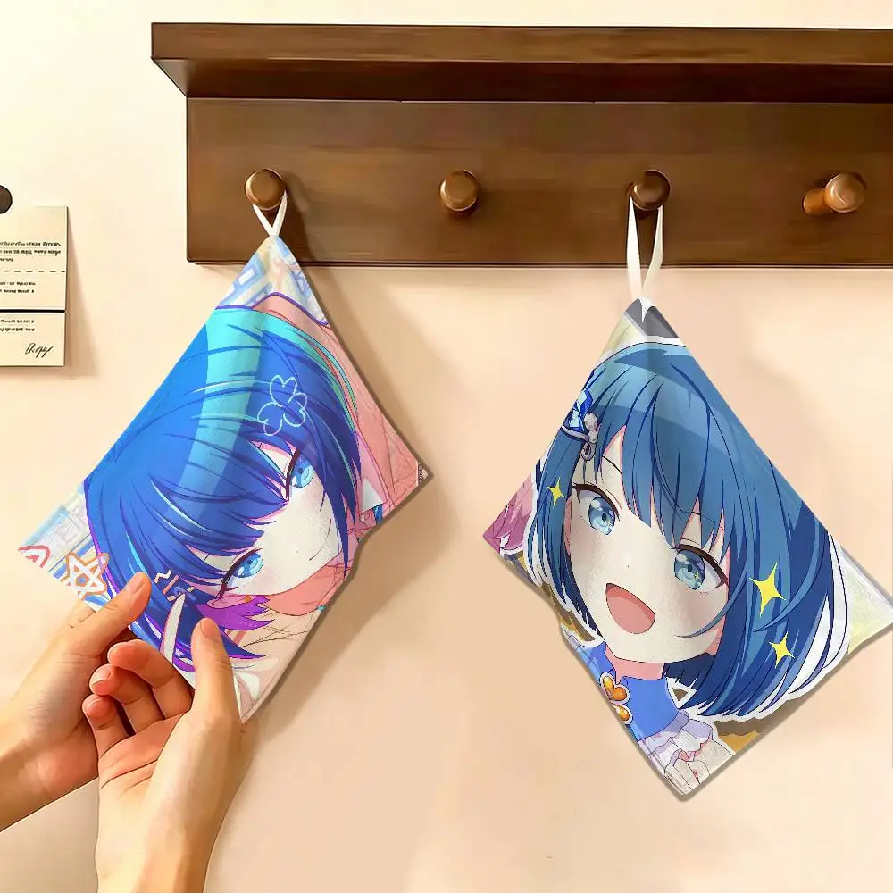 Kiritani Haruka Hanging Style Hand Wiping Towel, Polyester Cotton, Anti-fade for Indoor Kitchen Living Room
Kiritani Haruka Hanging Style Hand Wiping Towel, Polyester Cotton, Anti-fade for Indoor Kitchen Living Room