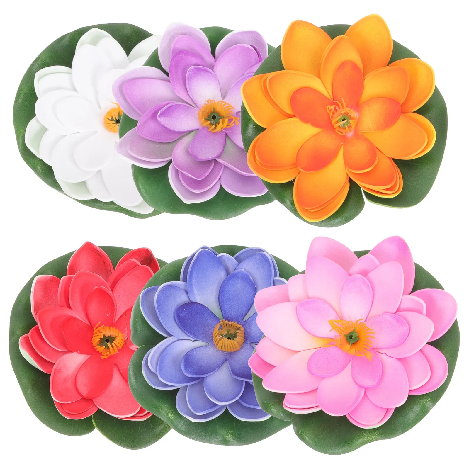 6Pcs Beautiful EVA Floating Flowers Lotus Decor Pond Ornaments Artificial Plant Decorations
6Pcs Beautiful EVA Floating Flowers Lotus Decor Pond Ornaments Artificial Plant Decorations