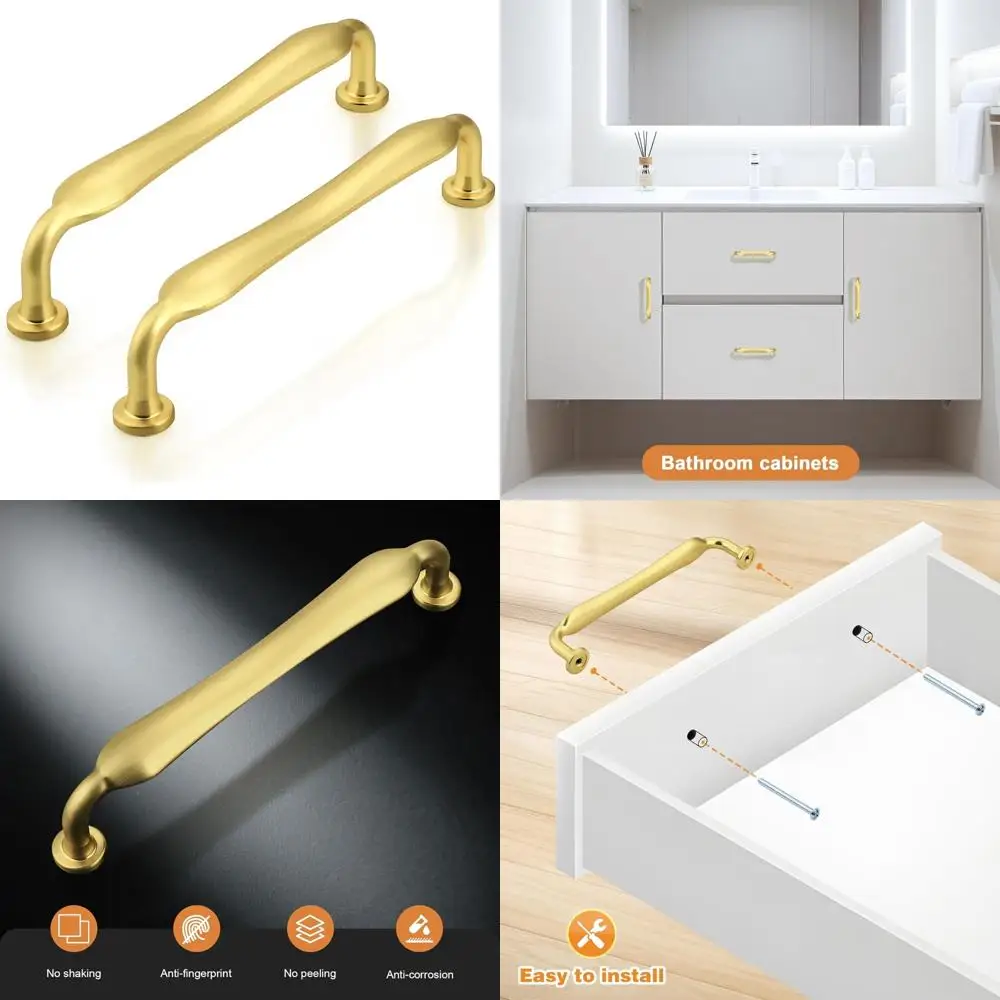 5-дюймовые ручки для современного арочного шкафа, 20 упаковок золотых ручек для кухонного шкафа с отверстиями 128 мм для современного дизайна
5-дюймовые ручки для современного арочного шкафа, 20 упаковок золотых ручек для кухонного шкафа с отверстиями 128 мм для современного дизайна
