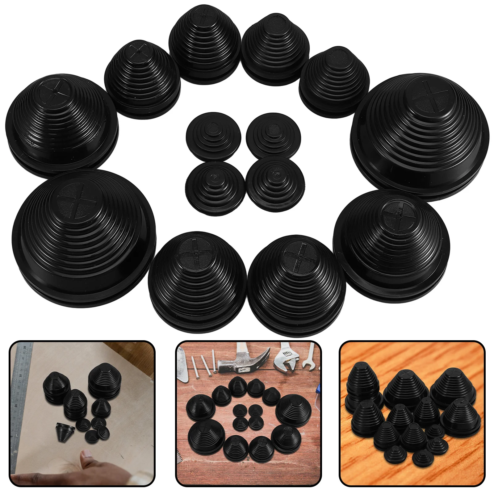 14Pcs Tower Shaped Rubber Grommets Cord Hole Protectors Cable Wire Gaskets for Wiring Rubber Grommet Cord Grommet
14Pcs Tower Shaped Rubber Grommets Cord Hole Protectors Cable Wire Gaskets for Wiring Rubber Grommet Cord Grommet