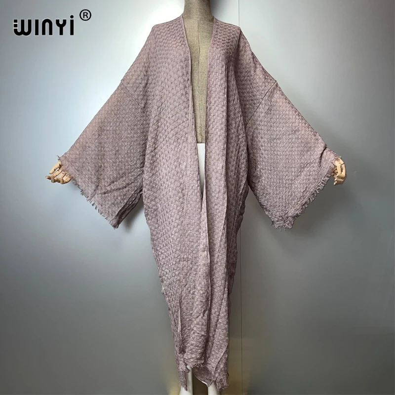 WINYI beach kimono Hand dyed cardigan beachwear evening dress abaya dubai luxury cover-ups beach outfits women maxi coat kaftan
WINYI beach kimono Hand dyed cardigan beachwear evening dress abaya dubai luxury cover-ups beach outfits women maxi coat kaftan