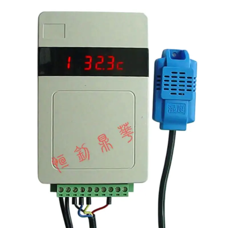 Temperature And Humidity Sensor Transmitter LED Display SHT RS485 Modbus