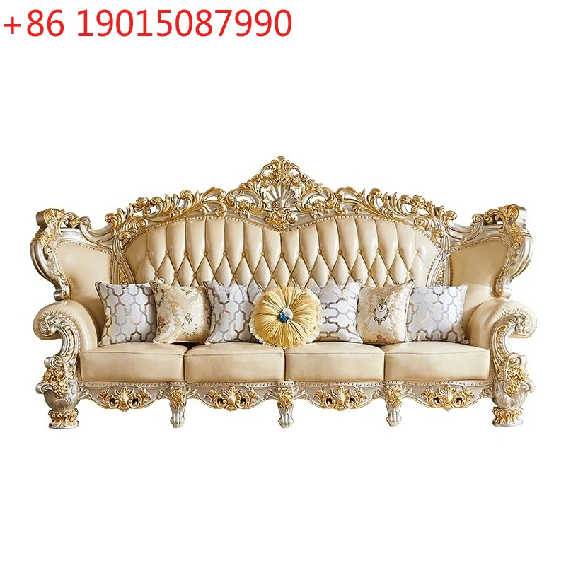 European leather sofa 124 combination first floor cowhide living room large apartment villa high-end 
European leather sofa 124 combination first floor cowhide living room large apartment villa high-end